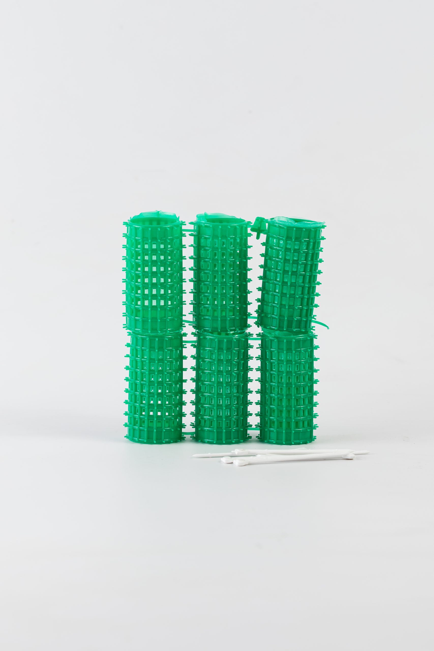 Cappeli Large Curlers Green 10 x 6