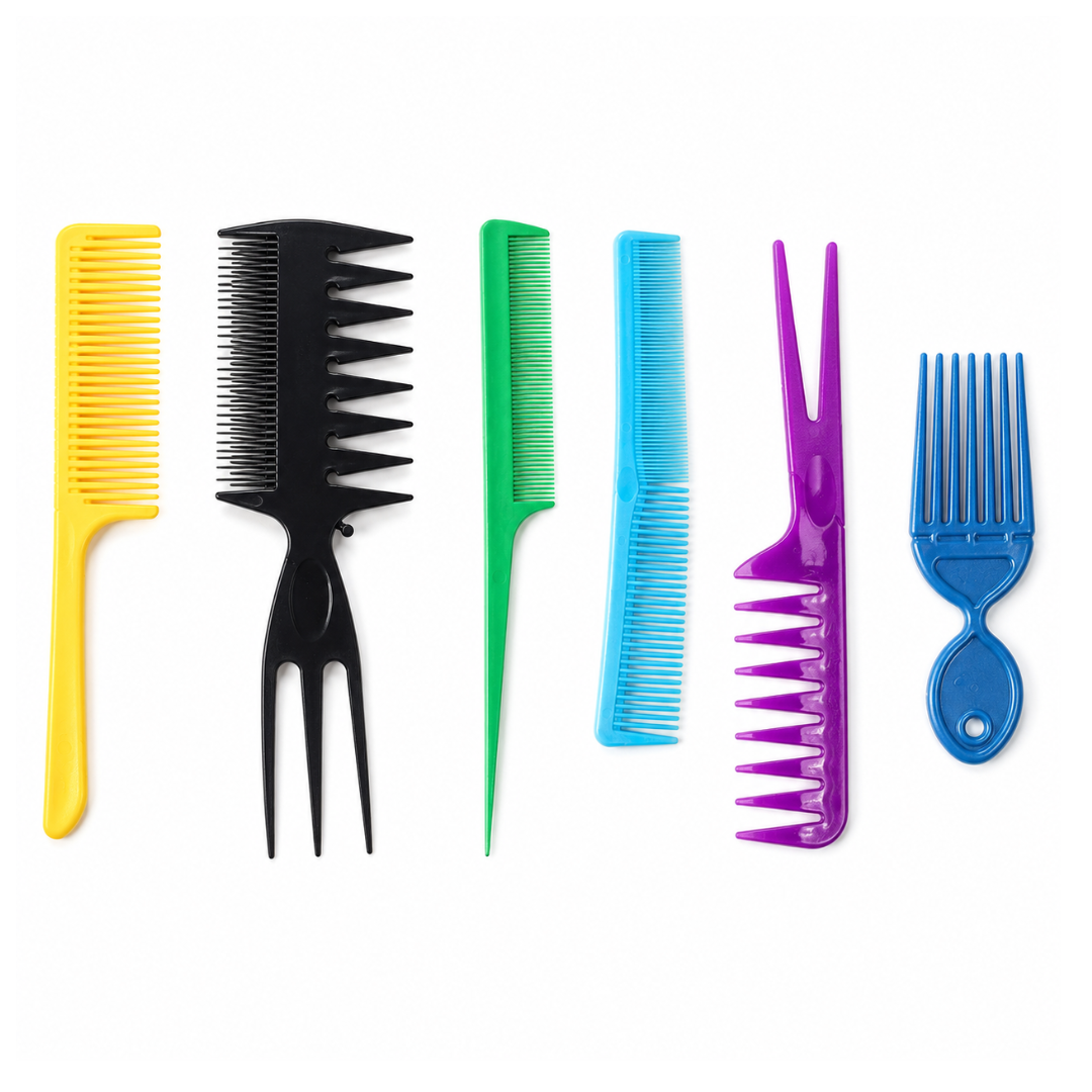 Cappeli Salon Comb Set (Assorted Combs 1 x 6)