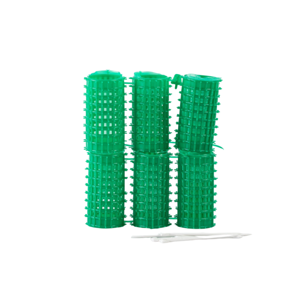 Cappeli Large Curlers Green 10 x 6