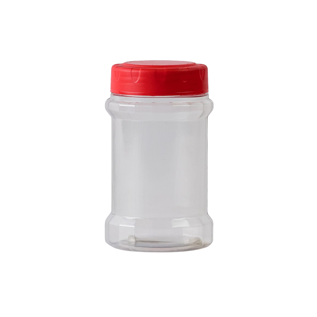 Cherry/Pickle PET Jar Hexagon 350g (500g Bath Salt)