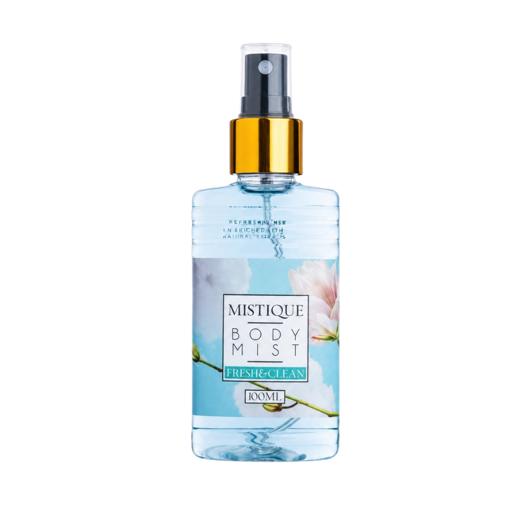 Mistique Body Mist Fresh&Clean 1 x 100ml (Blue)